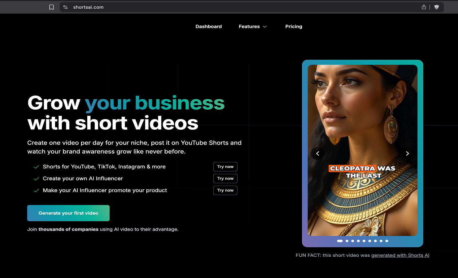 Shorts AI logo